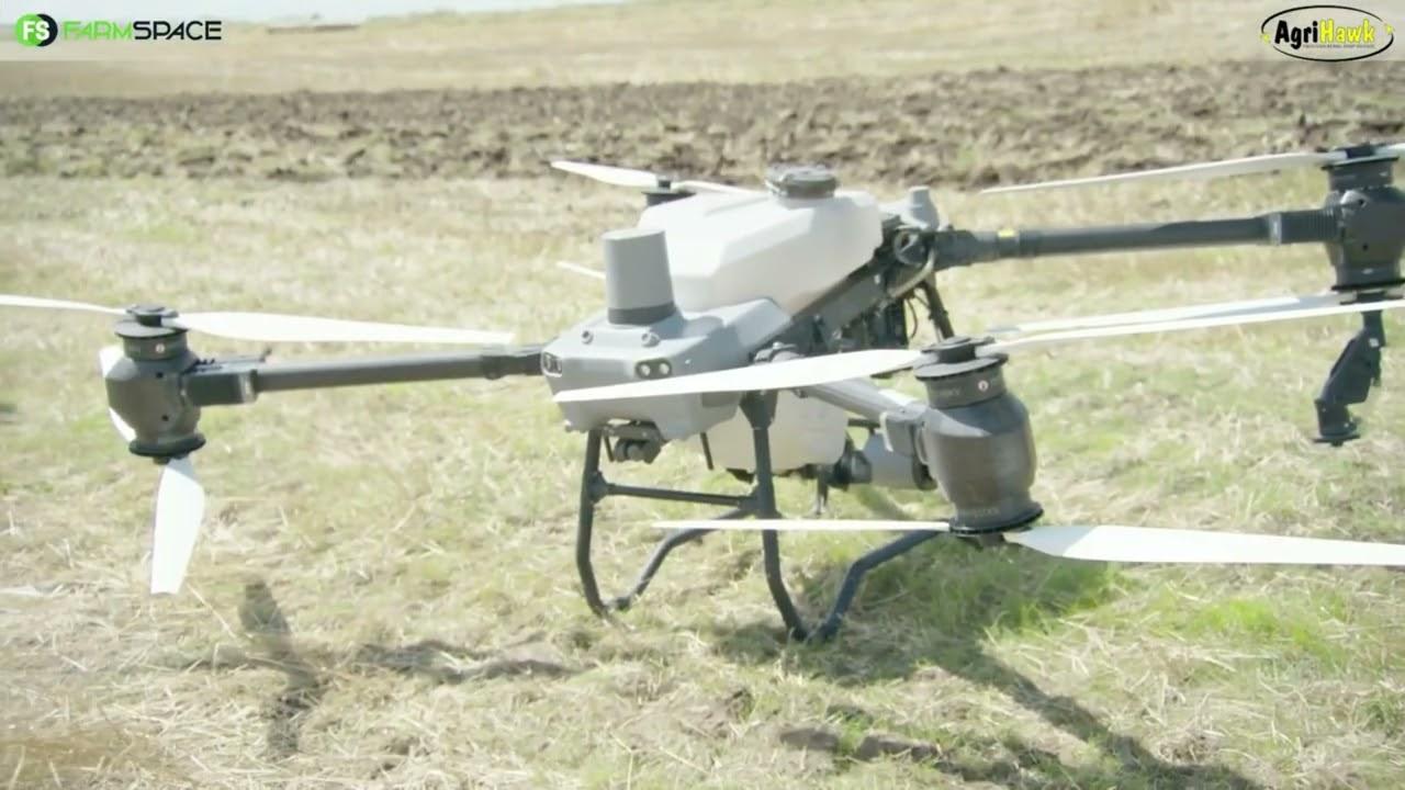 DJI T50 op die FS Pro Tour deur AgriHawk.