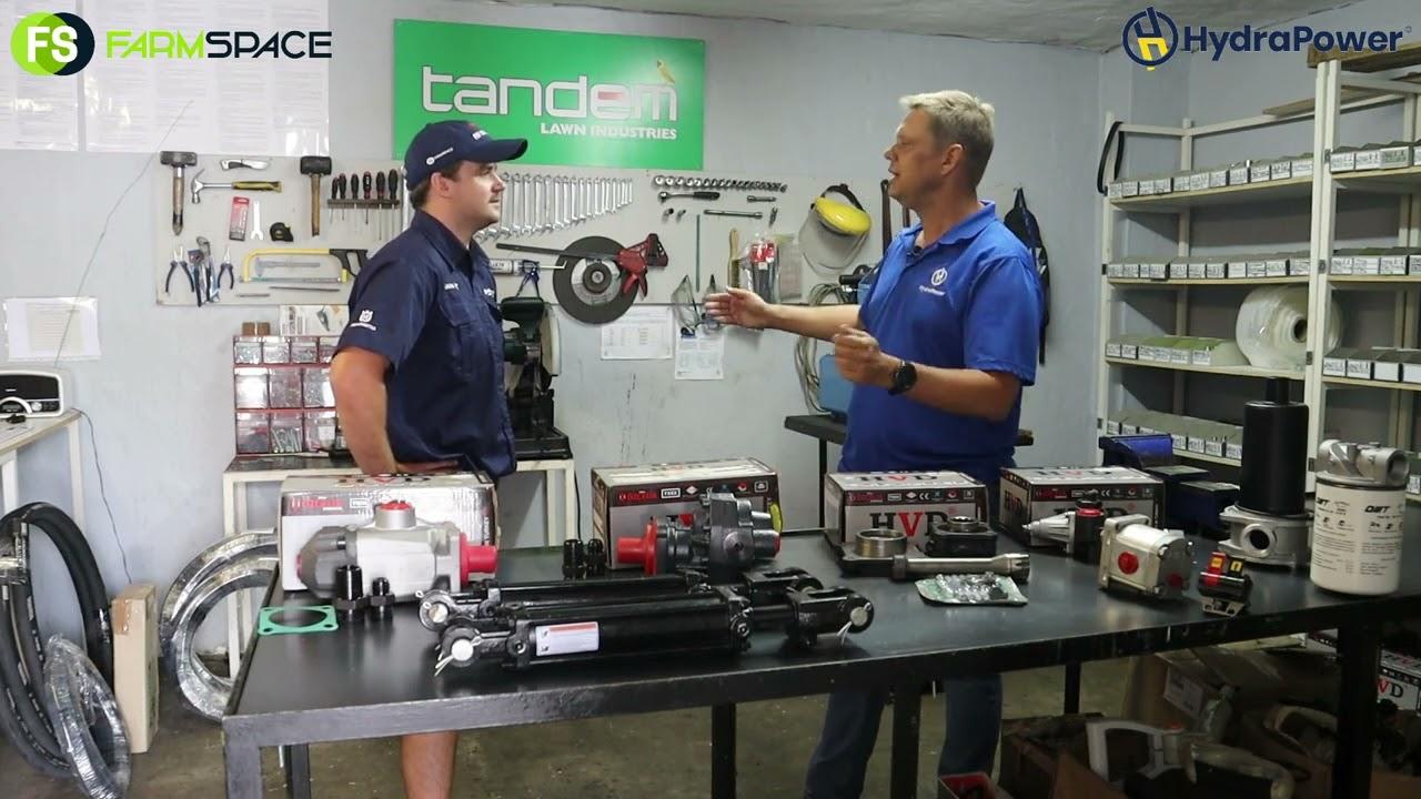 Steven from HydraPower takes us through their hydraulic range and mobile kits.