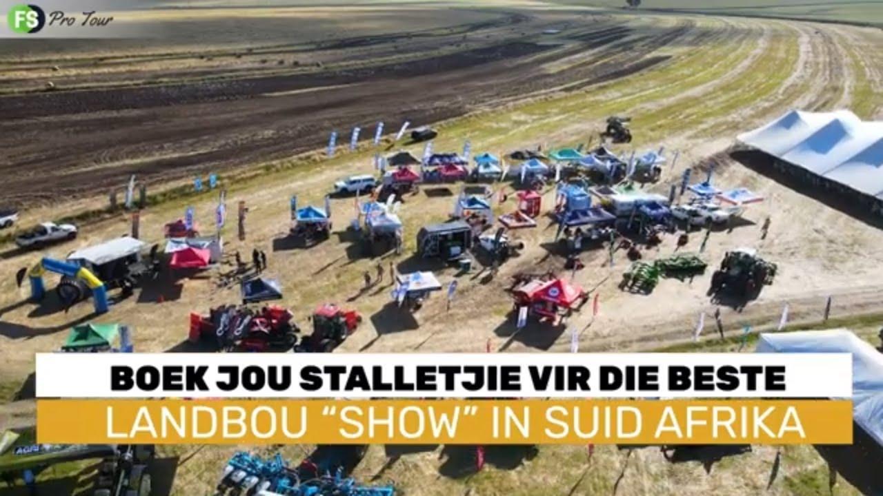 Besprekings vir die FS Pro Tour Wes-Kaap, wat by Hoër Landbouskool Boland plaasvind is nou oop!
