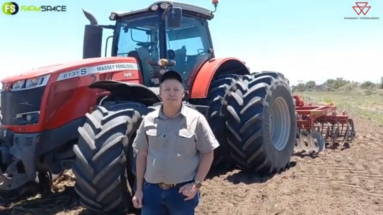 Massey Ferguson 8737s - George gee my 'n oorsig van die trekker