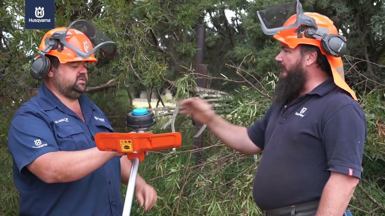 How to Husqvarna - Silent gut weed eater