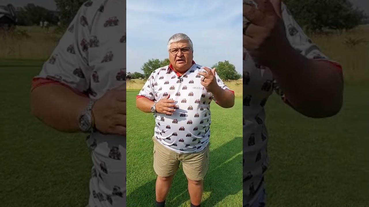 Jaap van der Westhuizen van Cairo Group by die Weiveld Golfdag.