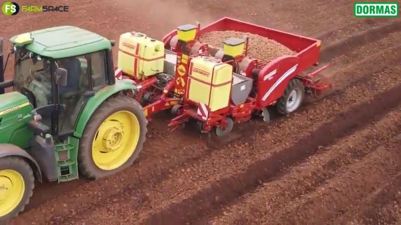 Ons kuier in Alldays by Hannes en praat oor sy Grimme GL430 aartappel planter.