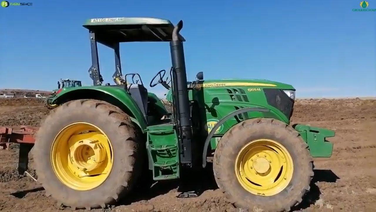 2014 John Deere 6105M trekker No 2 op die VS Groeiersgroep Veiling 20 Augustus 2022