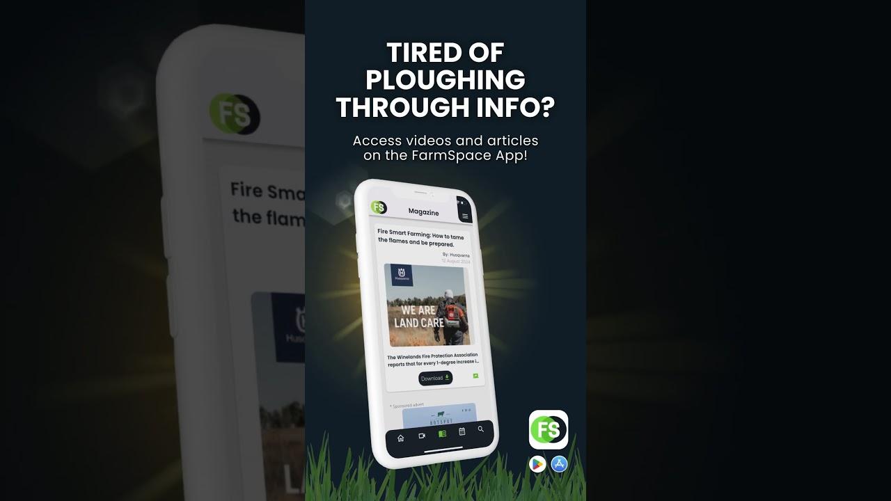 Get your information quickly and easily on the FarmSpace App.