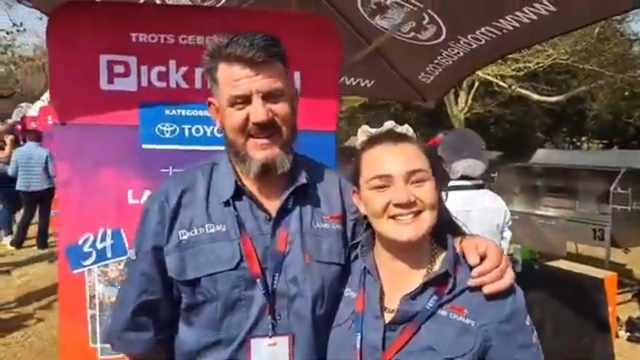 Gawie en Bianca het 'n meatmaster ingeskryf vir Lamb Champs 2024.