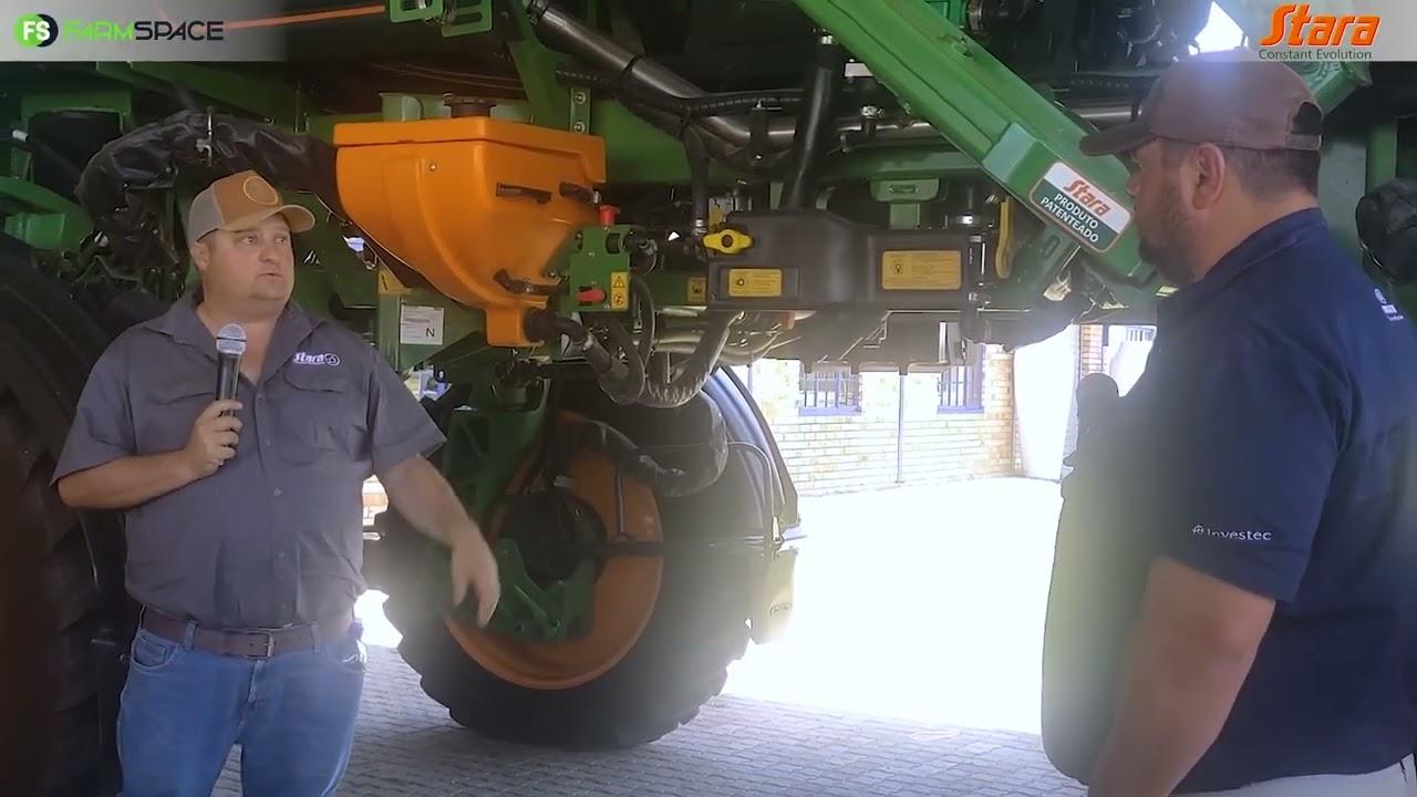 Wat kan jy alles met die kraan op die Stara spuit stel?