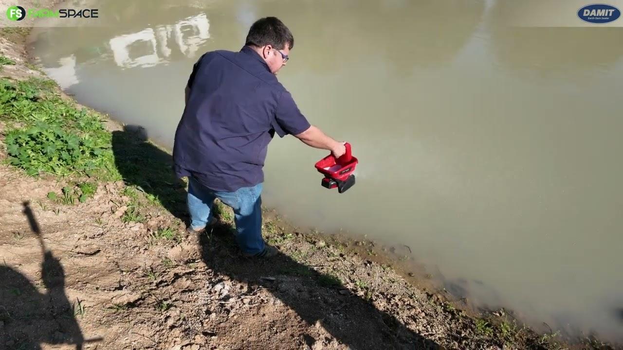 Hoe kan jy die water in jou dam beskerm? Damit Dam Sealer het die oplossing.