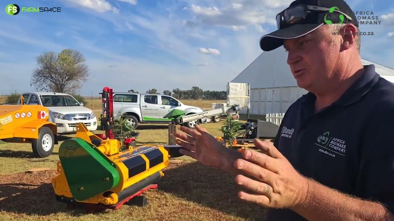 Ordentlike opvou mulcher van Africa Biomass Company op Nampo 2023