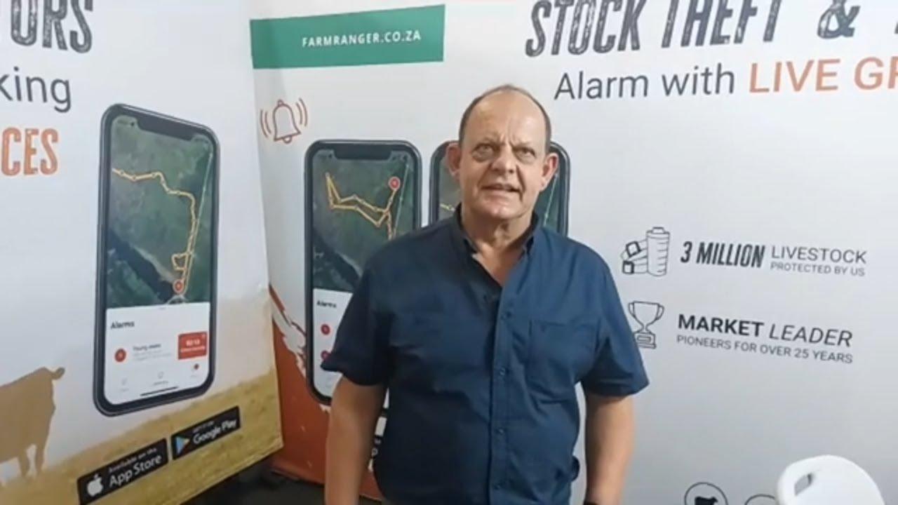 Philip van FarmRanger Livestock Security Collars by NAMPO 2024.