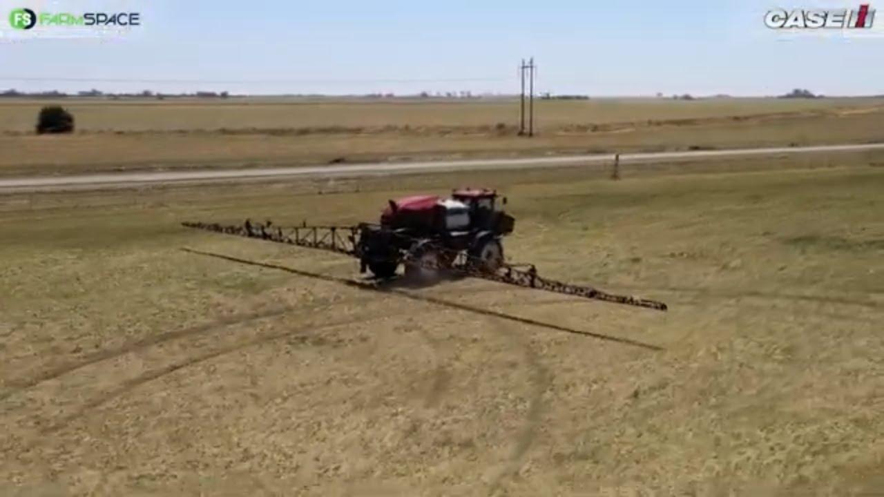 Hoe werk die Case IH Patriot spuit se dryfsisteem en kontrole?