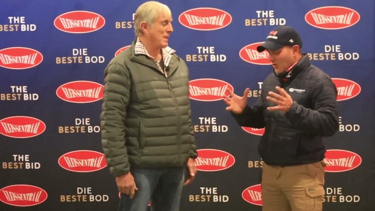 Wessel Meyer het vir die 2de jaar die duurste bul verkoop op die Boran Nasionale Veiling 2021