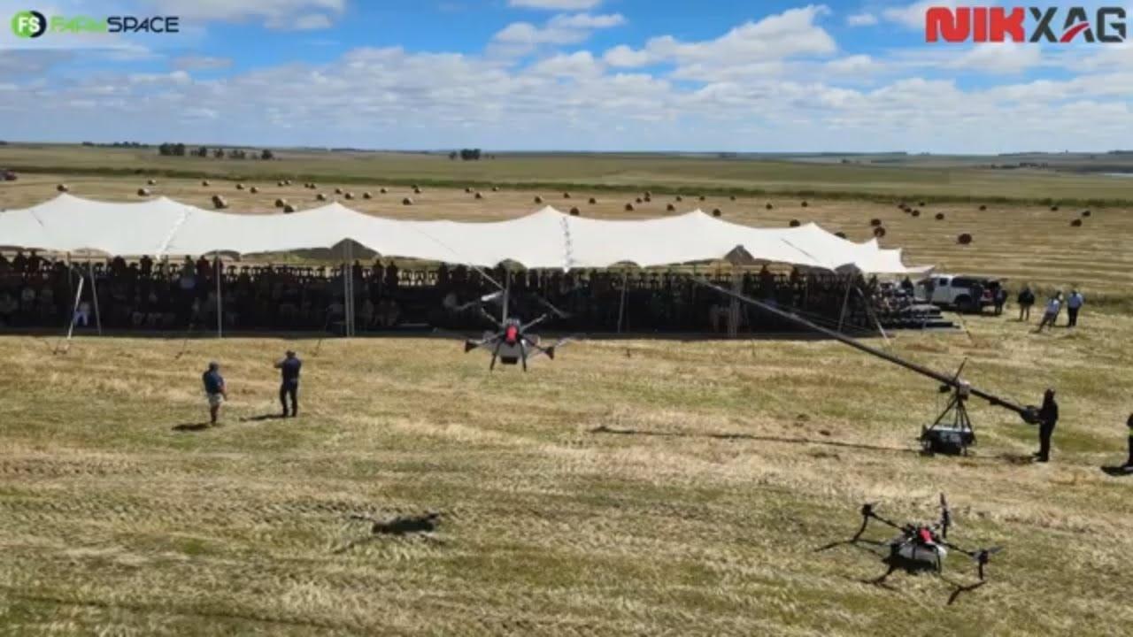 NIK Suid-Afrika gaan by FarmSpace Pro Tour Noord-Wes wees met hulle XAG P100 Pro drone.