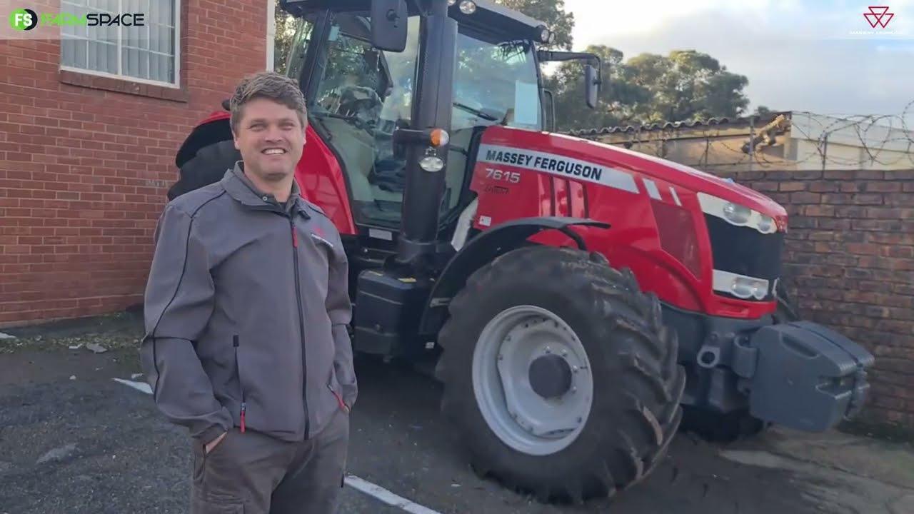 Massey Ferguson MF 7600 "High Horse Power" tractor in Port Elizabeth at Beer Trekkers.