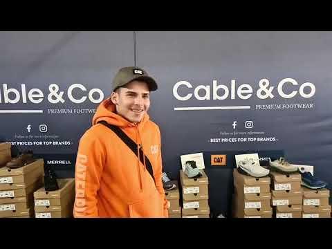 As die skoen jou pas dan trek jy hom aan. Wat het Cable & Co hier op Nampo 2026?